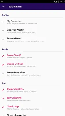 Spotify Stations android App screenshot 9